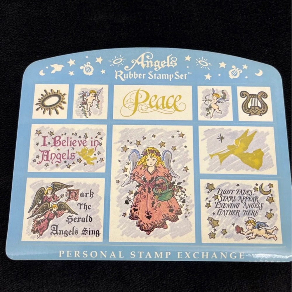 Rubber Stamps x 10 (NWOT/Angels)